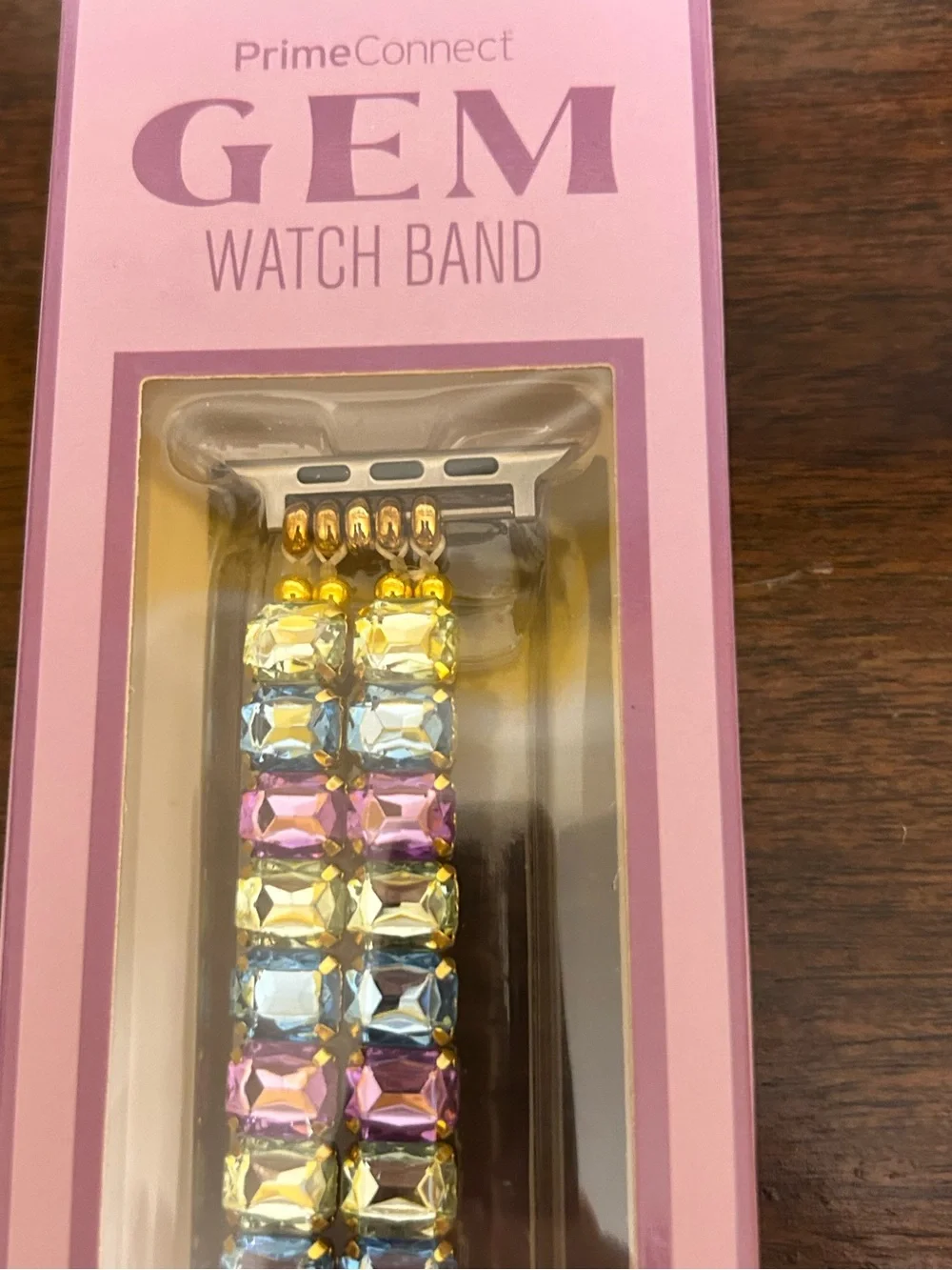 PrimeConnect GEM Multicolor Crystal Watch Band for Apple Watch 42/44/45/49 mm